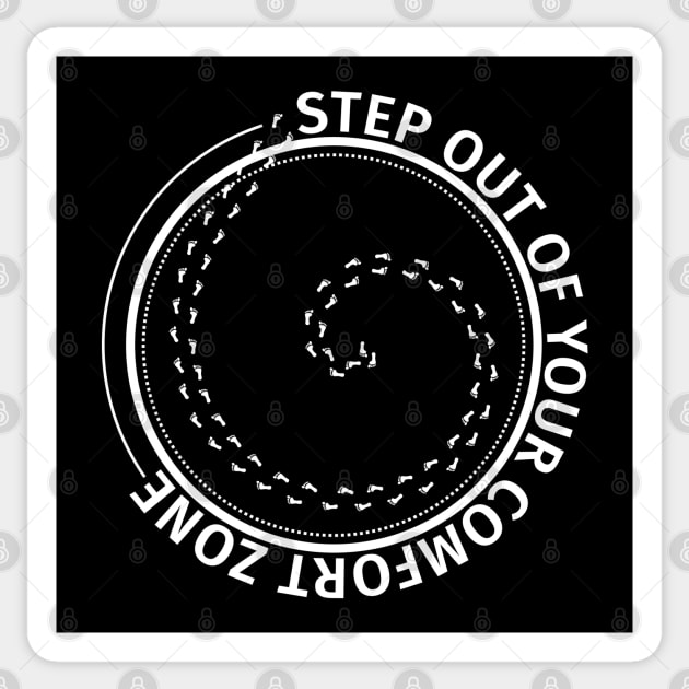 Step Out Of Your Comfort Zone Sticker by gotd